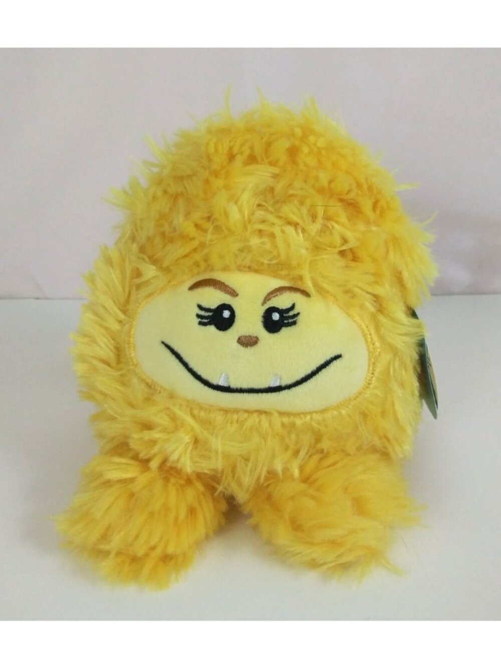 NWT Giggle Scape Yellow Smiling Monster Soft 6" Plush